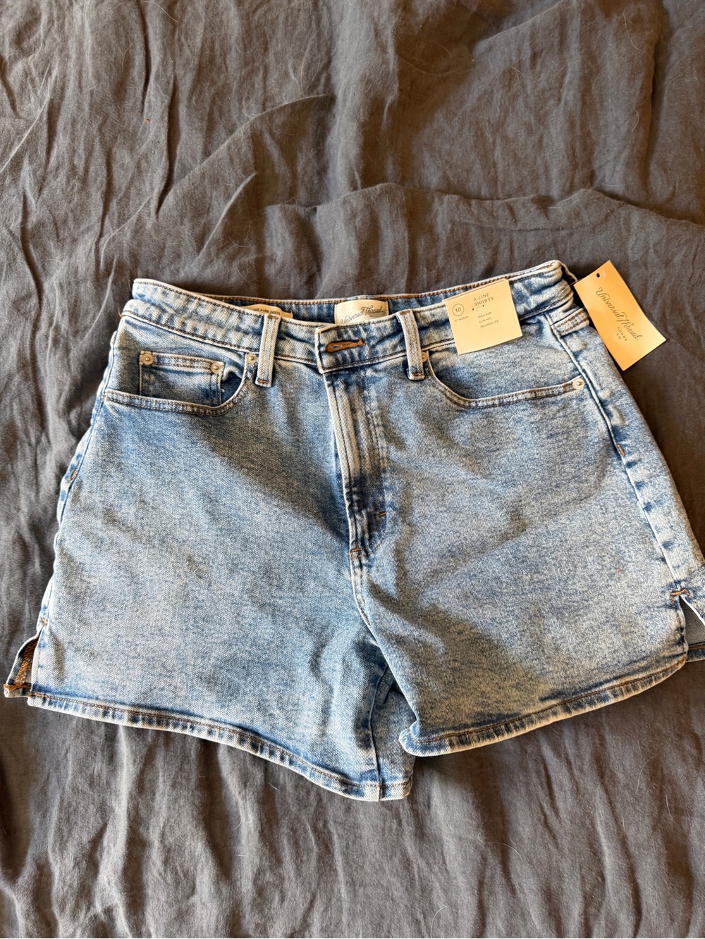 Universal Thread Light Blue High-Rise Denim Shorts